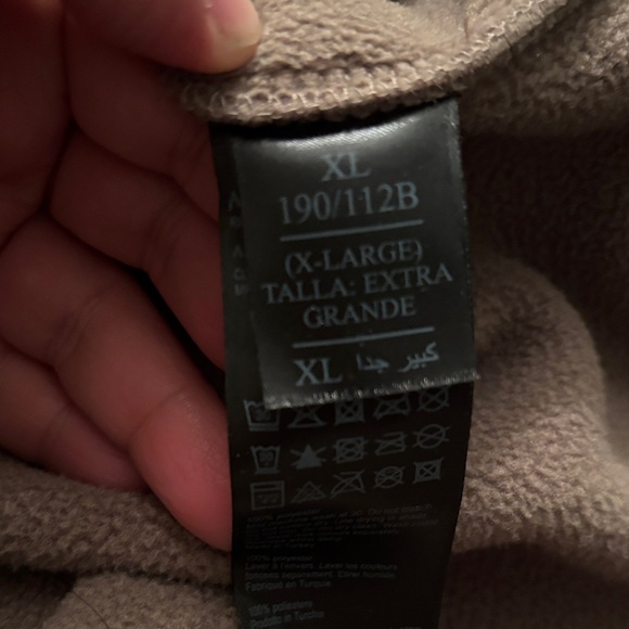 All Saints Clayton Fleece Tan Lightweight Jacket - Picture 3 of 15